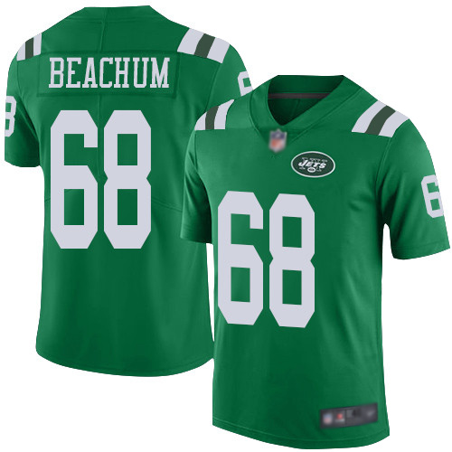 New York Jets Limited Green Youth Kelvin Beachum Jersey NFL Football 68 Rush Vapor Untouchable